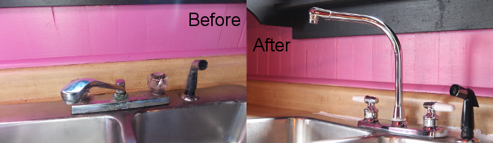 Sink Before & After