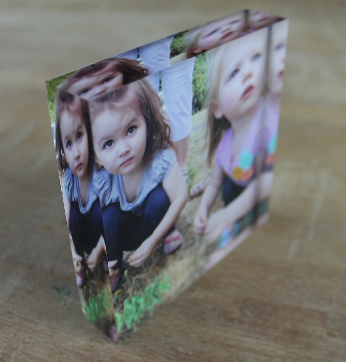 Acrylic Photo Block side view