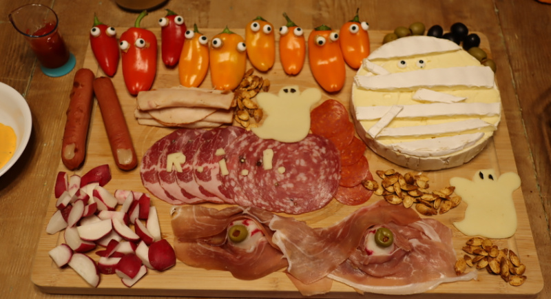 Halloween Cheese Board