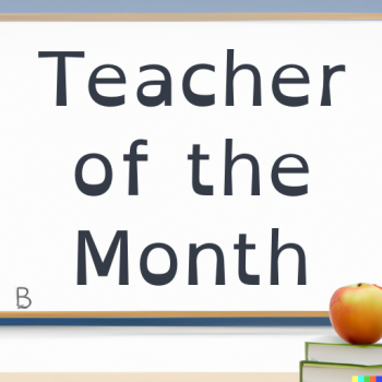 Teacher of the Month