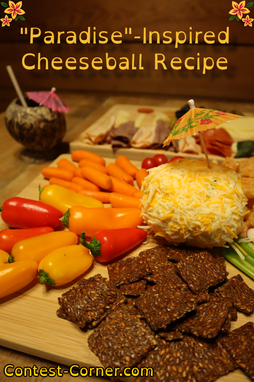 “Paradise” Inspired Cheese Ball Recipe