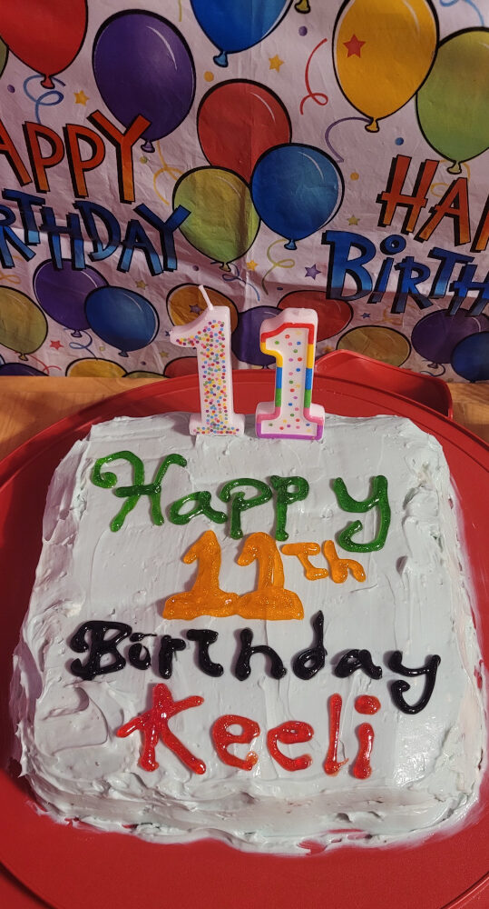 11th Birthday Cake