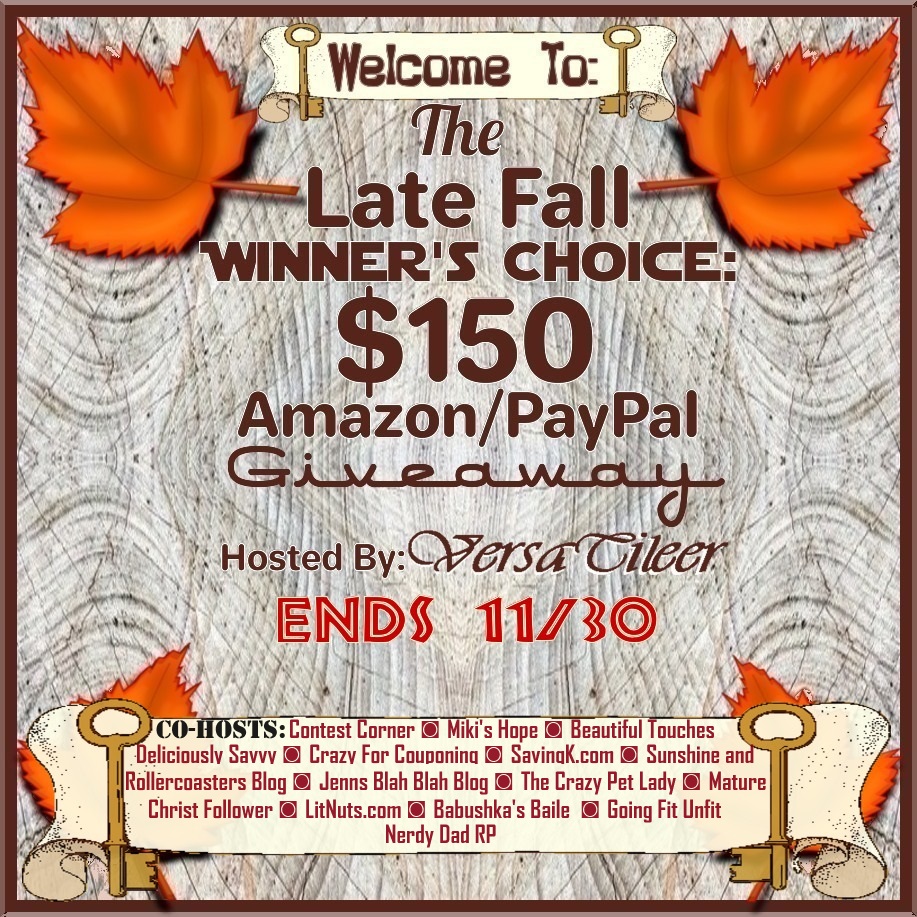 $150 Amazon or PayPal Worldwide Giveaway - Ends 11/30/2023