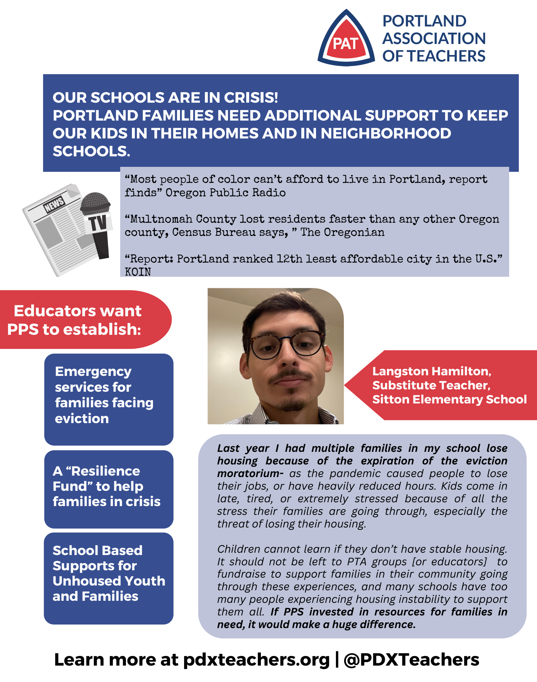 PDX Teachers Flyer