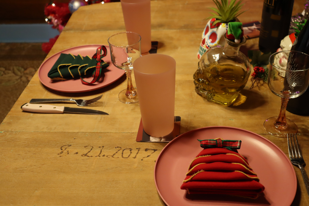 Holiday tablescape