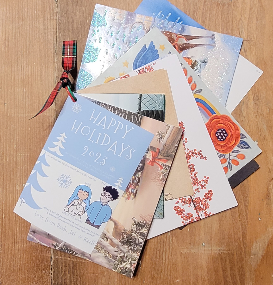 Holiday card book