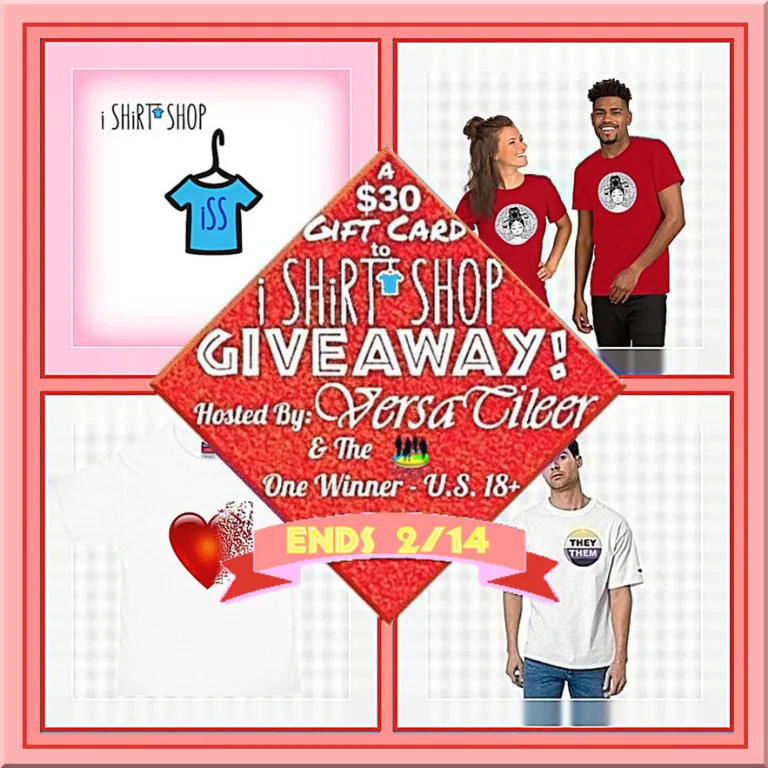 iSHiRT SHOP $30 Gift Card Giveaway – Ends 02/14/2024