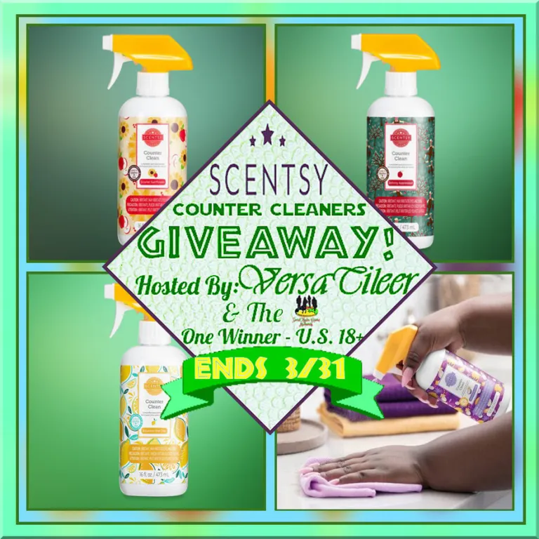 Scentsy Counter Cleaners Giveaway – Ends 03/31/2024