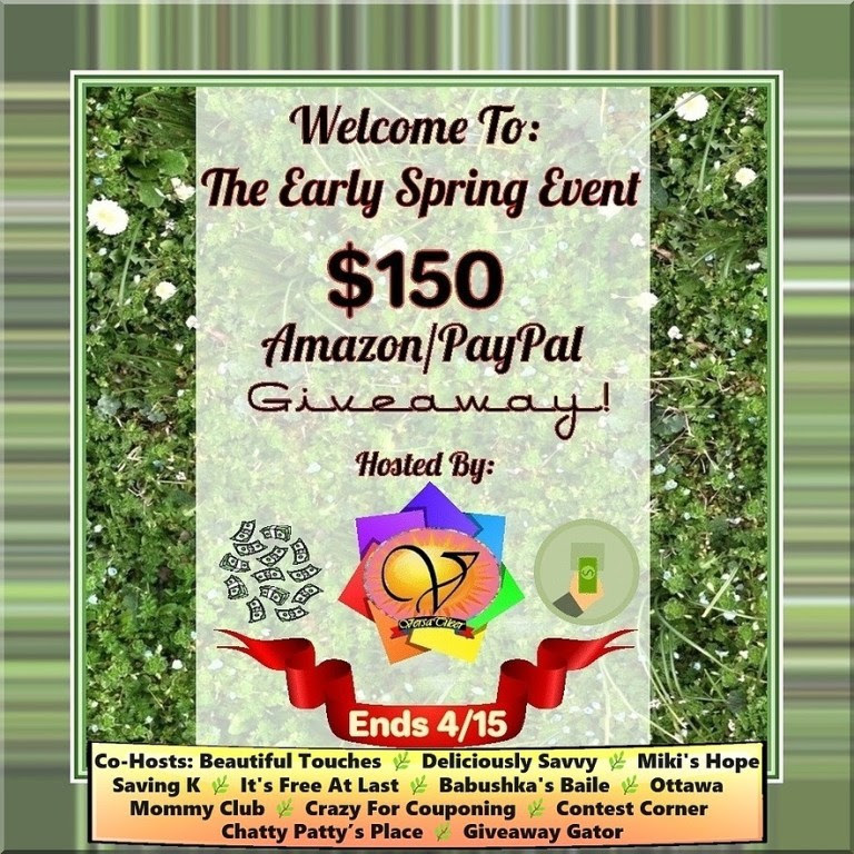 Early Spring Event: $150 Amazon eGift Card or PayPal Cash Giveaway – Ends 04/15/2024