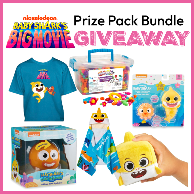 Baby Shark’s Big Movie Prize Pack Bundle Giveaway – 2 Winners – Ends 04/26/2024