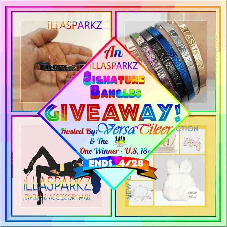 iLLASPARKZ Rainbow Signature Bangle Giveaway – Ends 04/28/2024