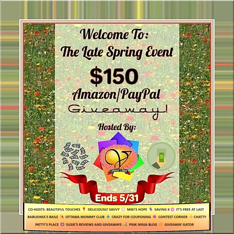 Late Spring Event: $150 Amazon eGift Card or PayPal Cash Giveaway – Open Worldwide -Ends 05/31/2024