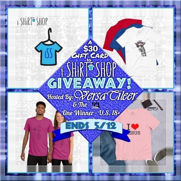 iSHiRT SHOP $30 Gift Card Giveaway – Ends 05/12/2024