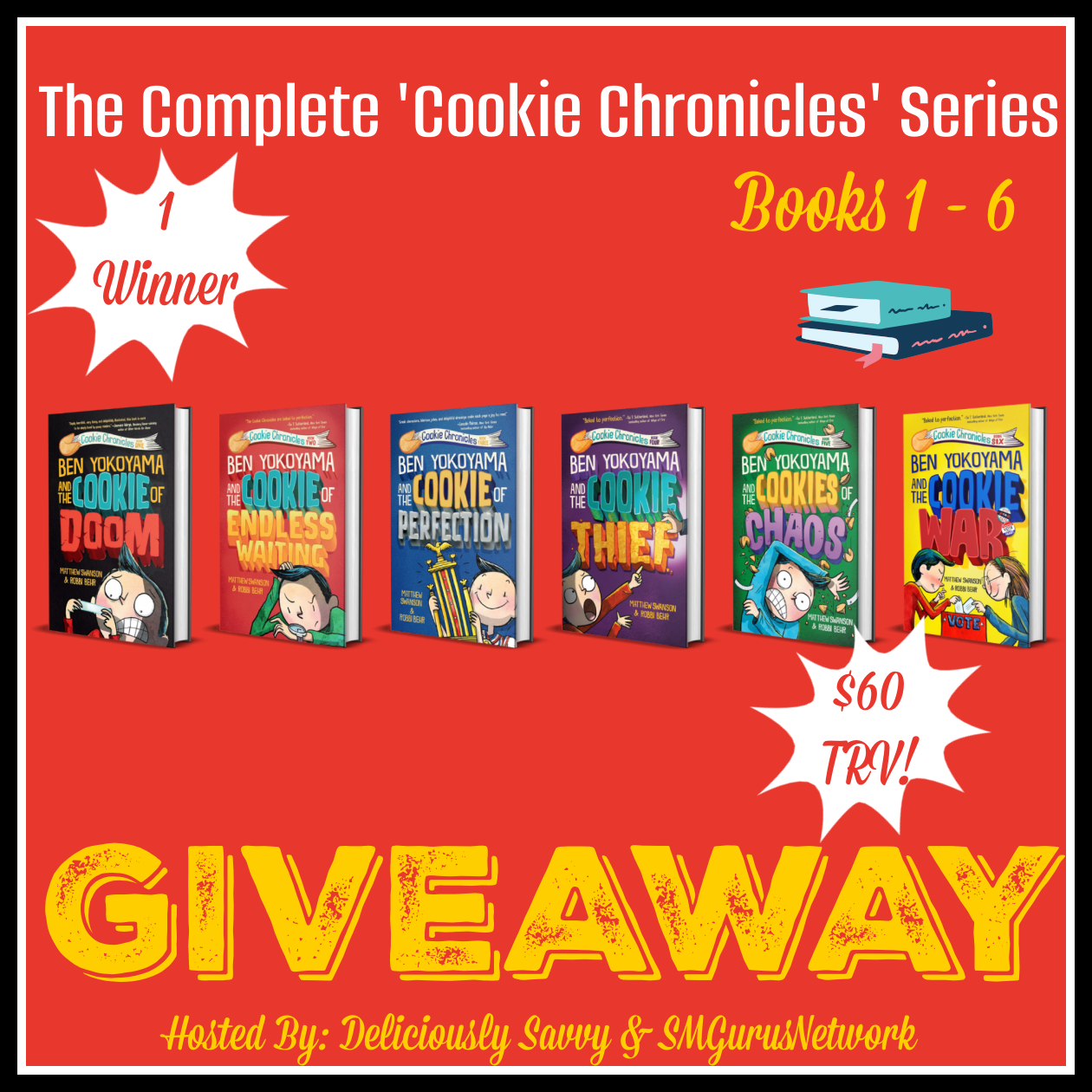 The Complete “Cookie Chronicles” Series (Books 1 – 6) Giveaway – Ends  07/30/2024