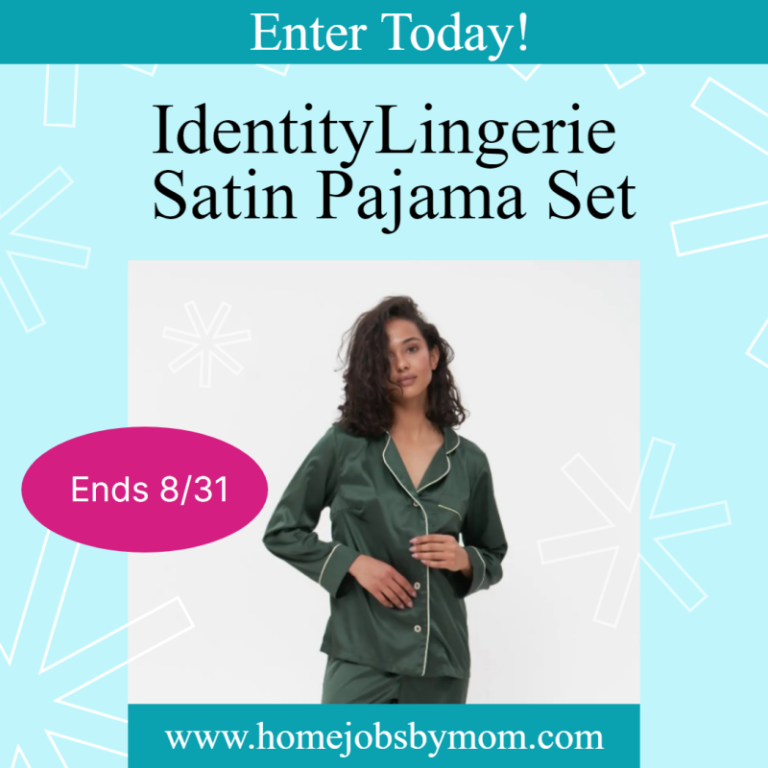 Long Silky Satin Button Up Pyjamas Giveaway - Ends 08/31/2024