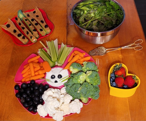 Bunny birthday party menu