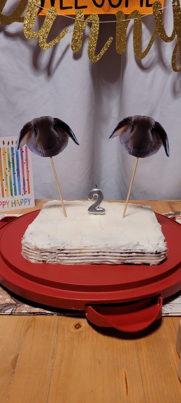 2nd birthday cake closeup