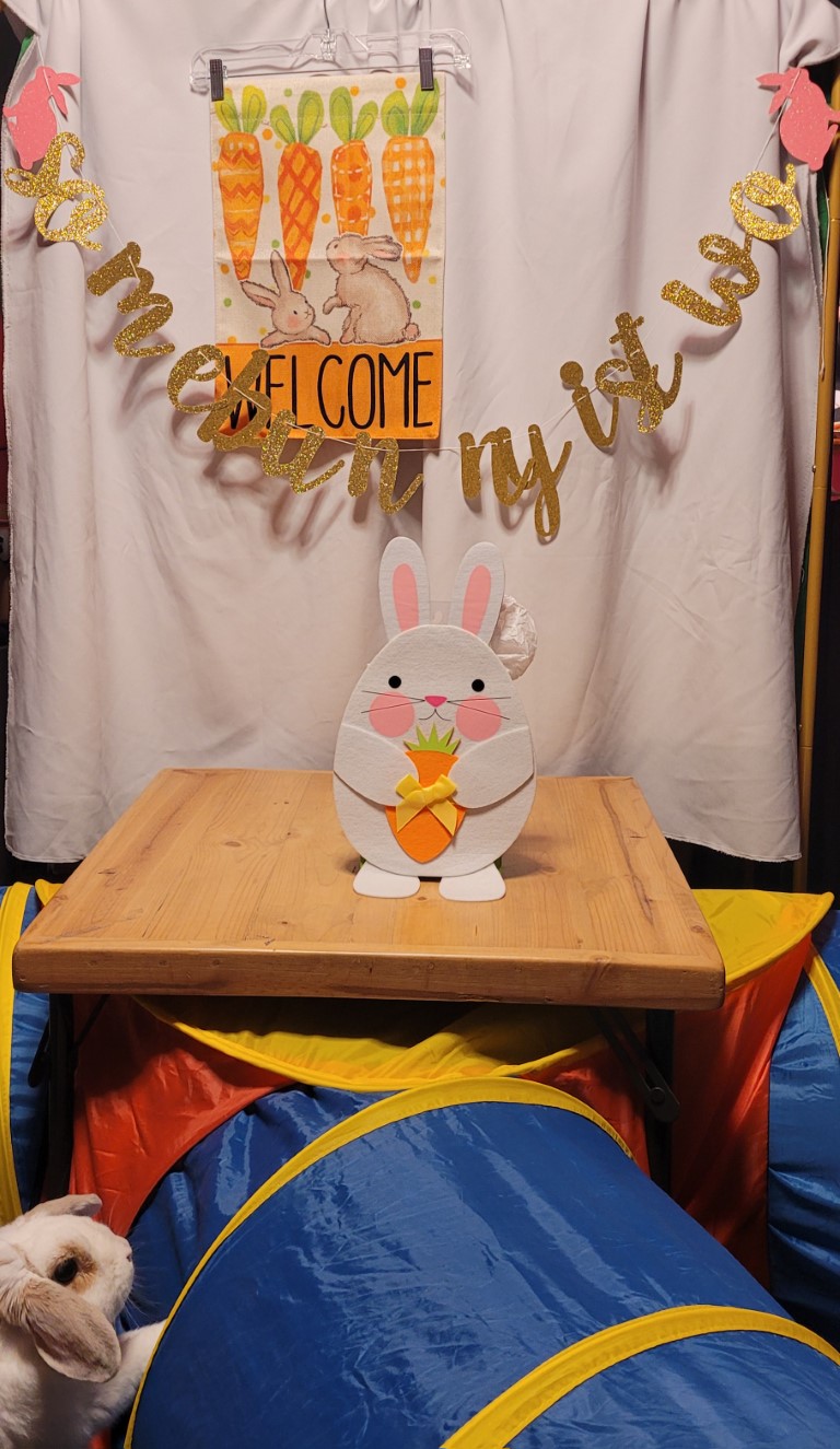 Precious checks out her party!
